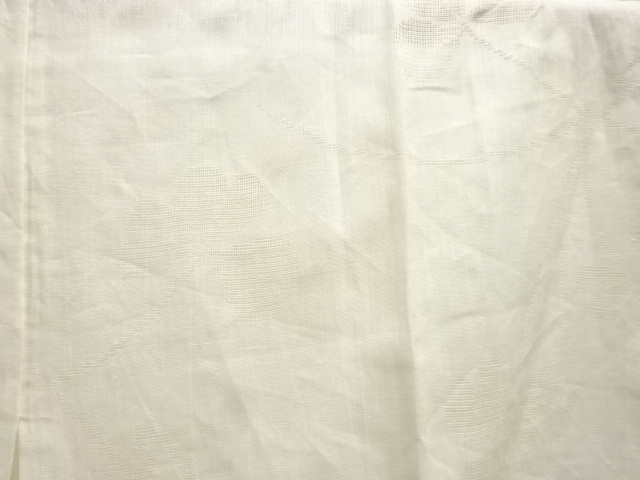  アンティーク　透かし織草花模様夏用長襦袢